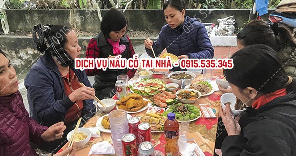 Nhà Hàng Nấu Cỗ Tại Nhà Ở Chương Mỹ 12 Mâm Nhà Anh Trung 