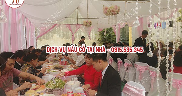 Thuê Nấu Cỗ Cưới Tại Nhà Ở Từ Liêm 15 Mâm Nhà Chị Nga