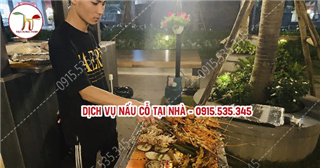 Ảnh Nhà Hàng Tổ Chức Tiệc BBQ Ở Thanh Xuân Phục Vụ 15 Khách Nhà Chị Ly 