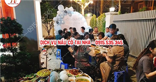 Ảnh Thuê Nấu Cỗ Tại Nhà Ở Dương Nội Hà Đông 0915535345 | Phục Vụ 4 Mâm Tiệc Sinh Nhật 